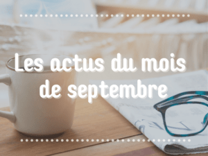 tasse de café et journal avec lunettes